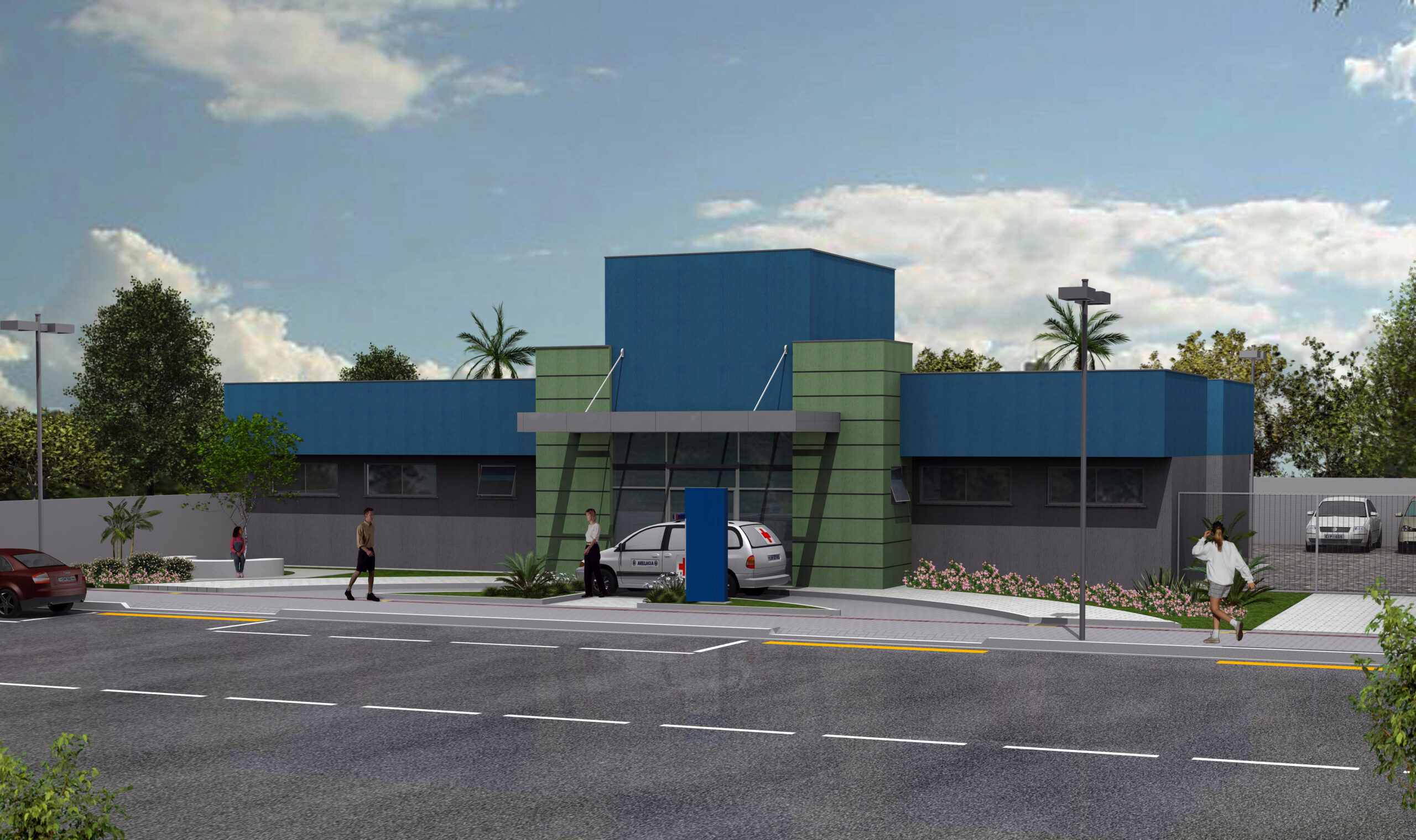 projeto estrutural de posto de saúde