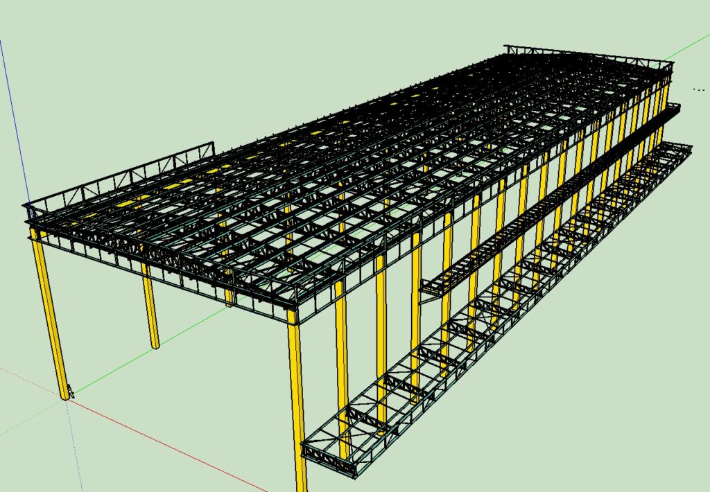 galpao estrutura metalica JBS