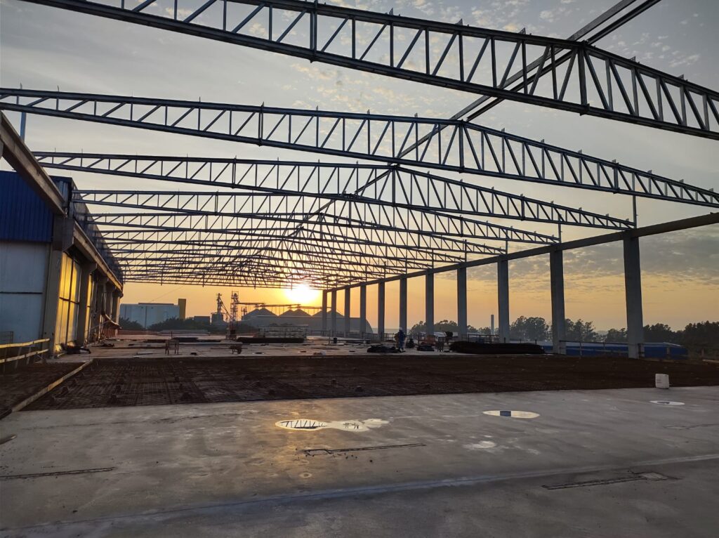 projeto estrutural metálico da JBS