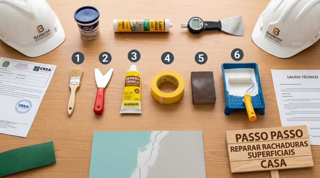 Reparar rachaduras superficiais casa: Qual o passo-a-passo