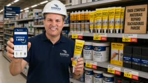 Comprar materiais reparo rachaduras parede