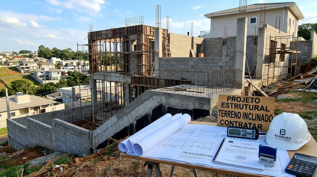 Projeto em terreno inclinado, qual empresa contratar?