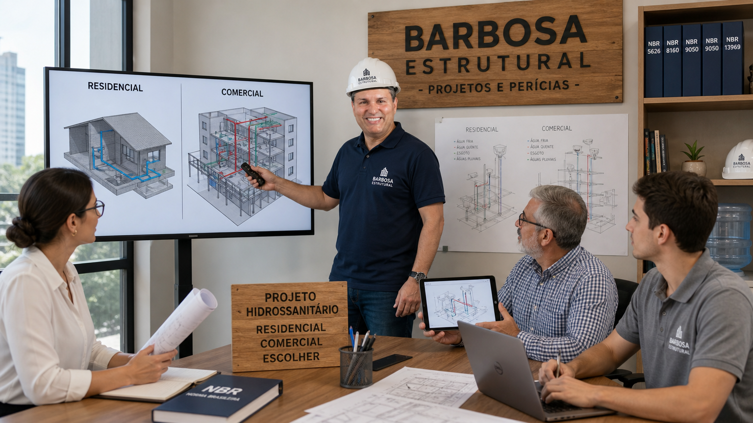 Projeto hidrossanitário em residencia ou comercial
