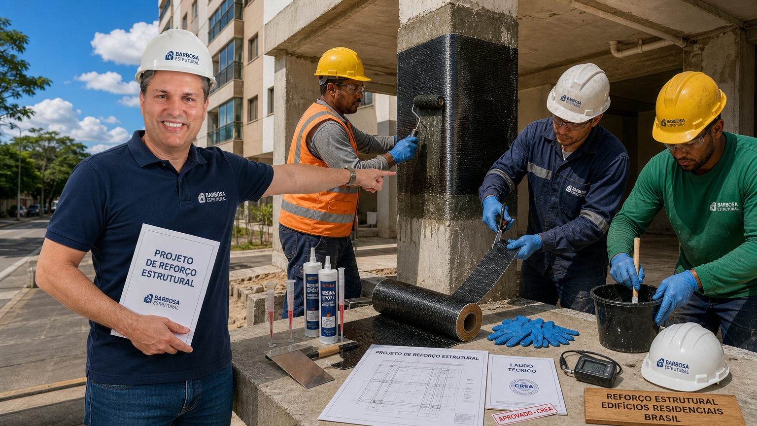 Reforço estrutural eficiente e rápido: Recomendações