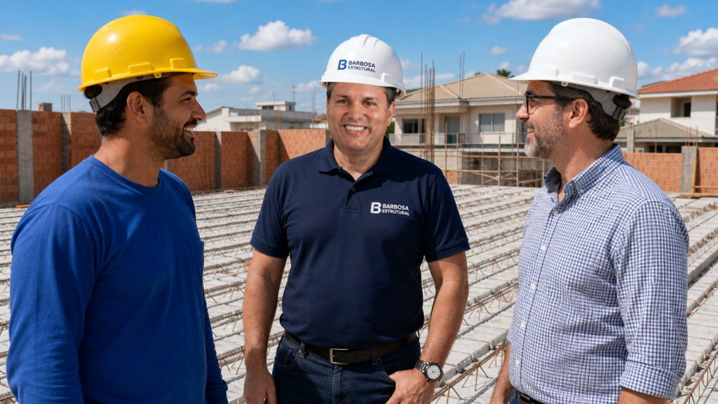 Serviços de engenharia com projeto de laje treliçada