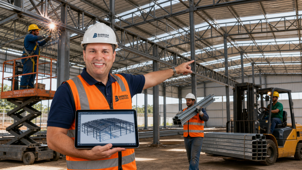 Vantagens da estrutura metálica para construção de galpões