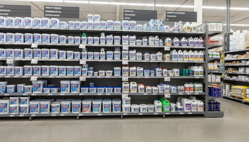 Produtos para impermeabilização contra infiltração na parede