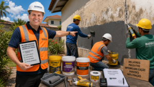 Produtos de impermeabilização pra parede com infiltração