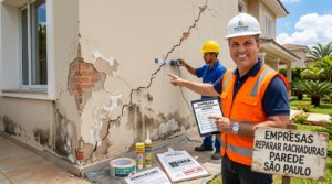 Empresas para reparar rachaduras na parede em São Paulo