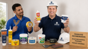 Melhores produtos para reparar pequenas trincas em gesso