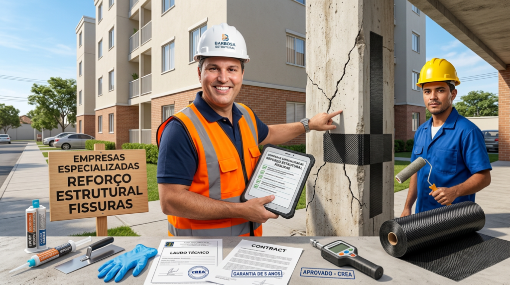 Empresas especializadas em reforço estrutural para fissuras