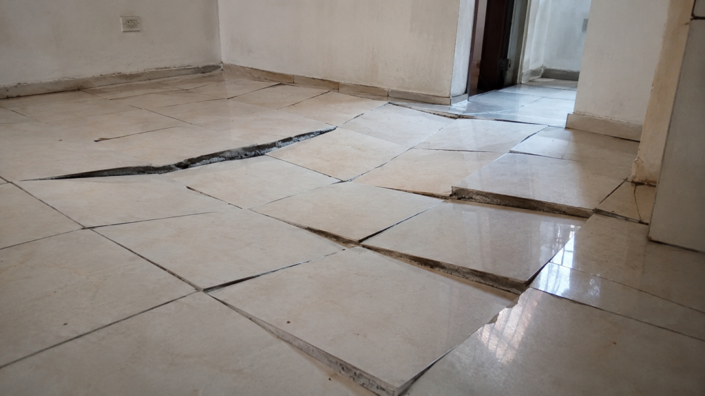 piso cedendo