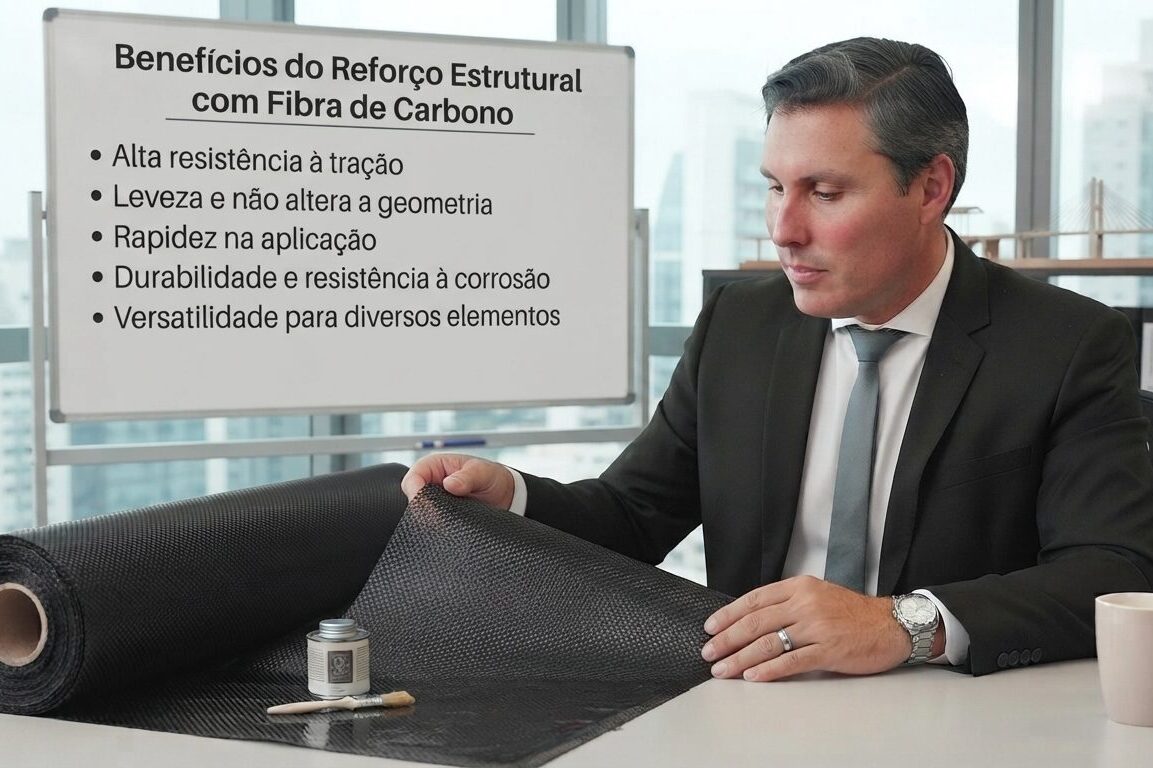 reforço fibra de carbono