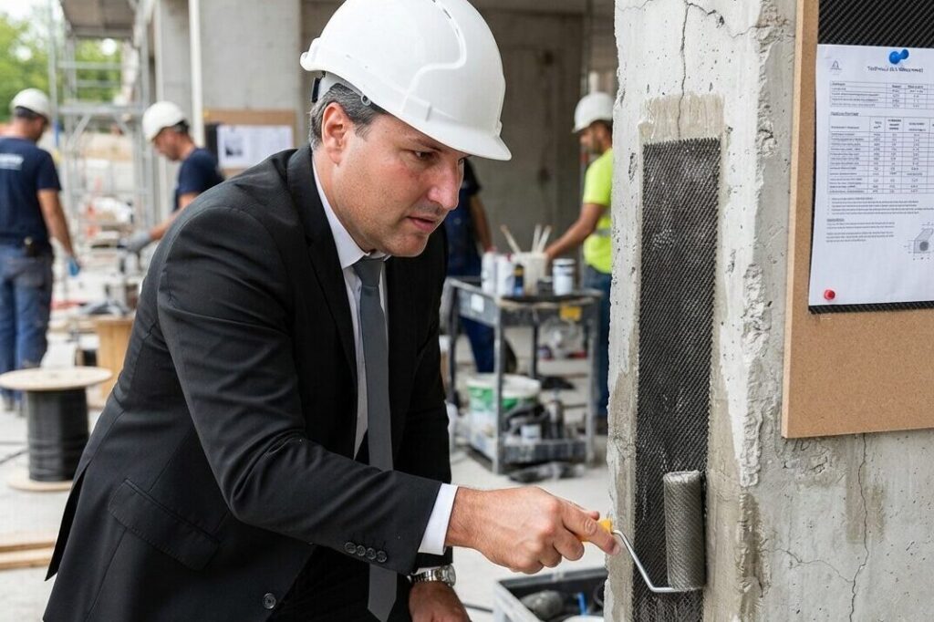 aplicação fibra de carbono