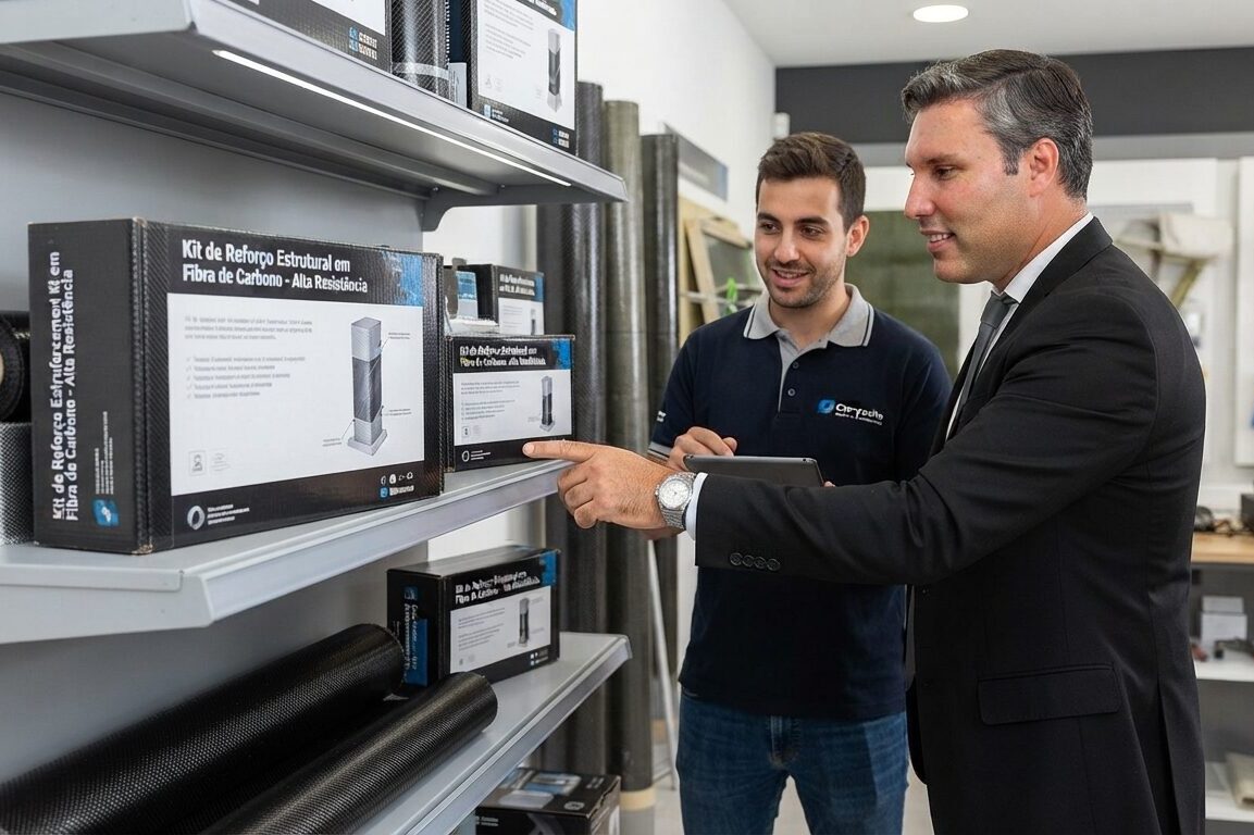reforço fibra de carbono