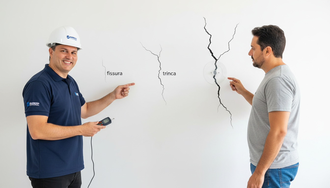 Fissura, trinca e rachadura: Quais as principais diferenças?