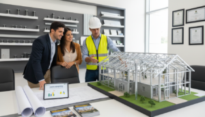 Casa de Estrutura Metálica Sustentável e Econômica