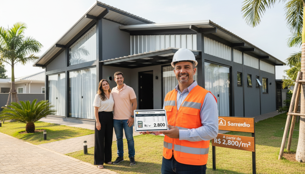 Casa de aço pré-fabricada: quanto custa construir?