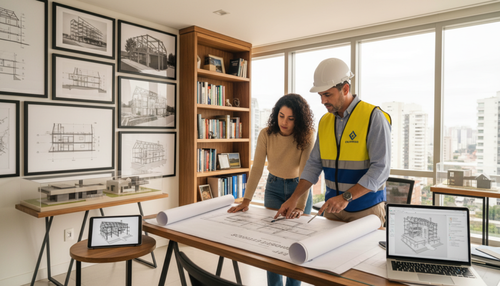 Arquiteto de Casa com Estrutura Metálica: Como Encontrar?