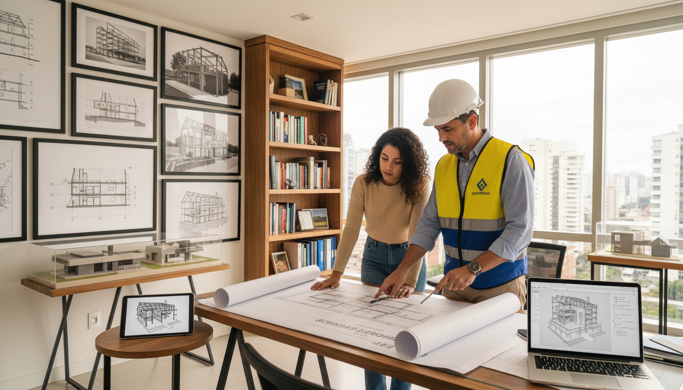 Arquiteto de Casa com Estrutura Metálica: Como Encontrar?