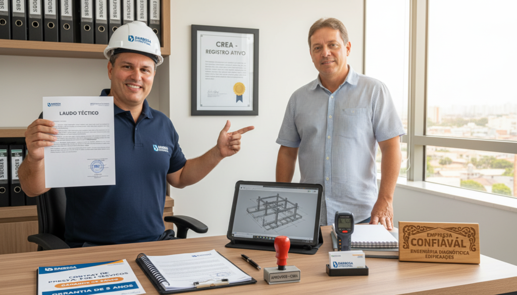 Empresa confiável de engenharia diagnóstica em edificação