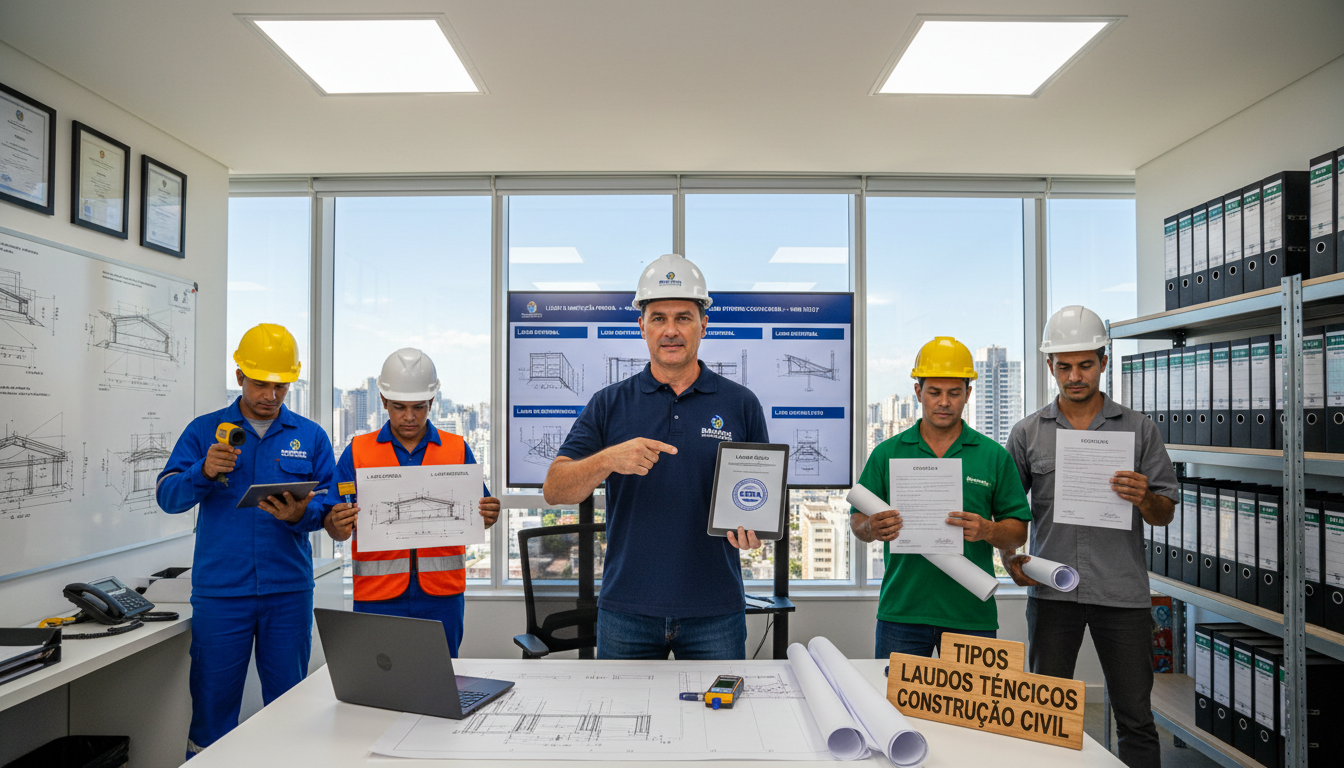 Laudos técnicos construção civil: Quais os tipos de laudos?