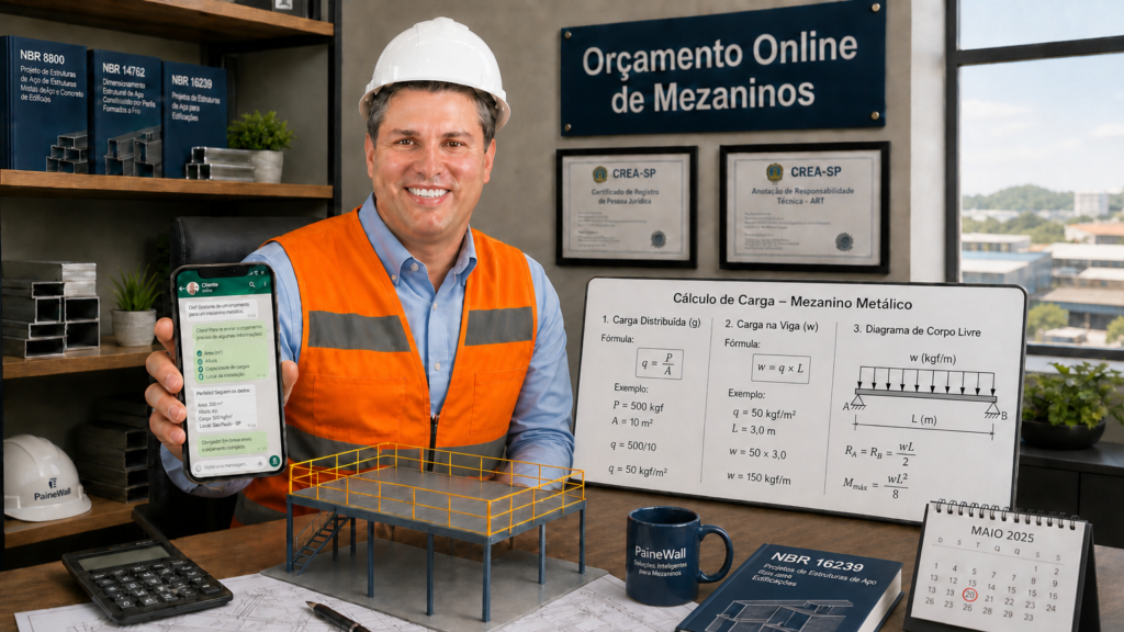 Carga Mezanino Metálico: Como Fazer Cálculo Completo?