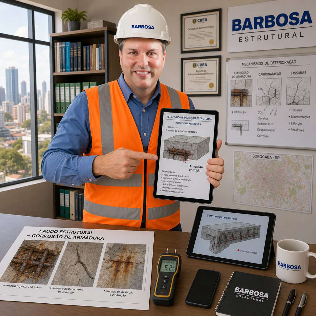 Impacto Estrutural de Infiltrações Prolongadas em Edifícios