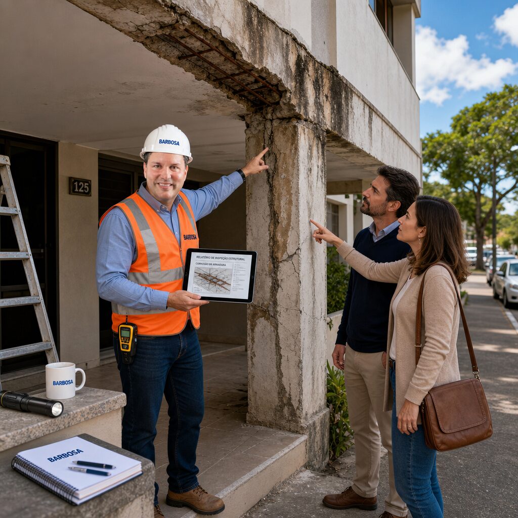 Impacto Estrutural de Infiltrações Prolongadas em Edifícios