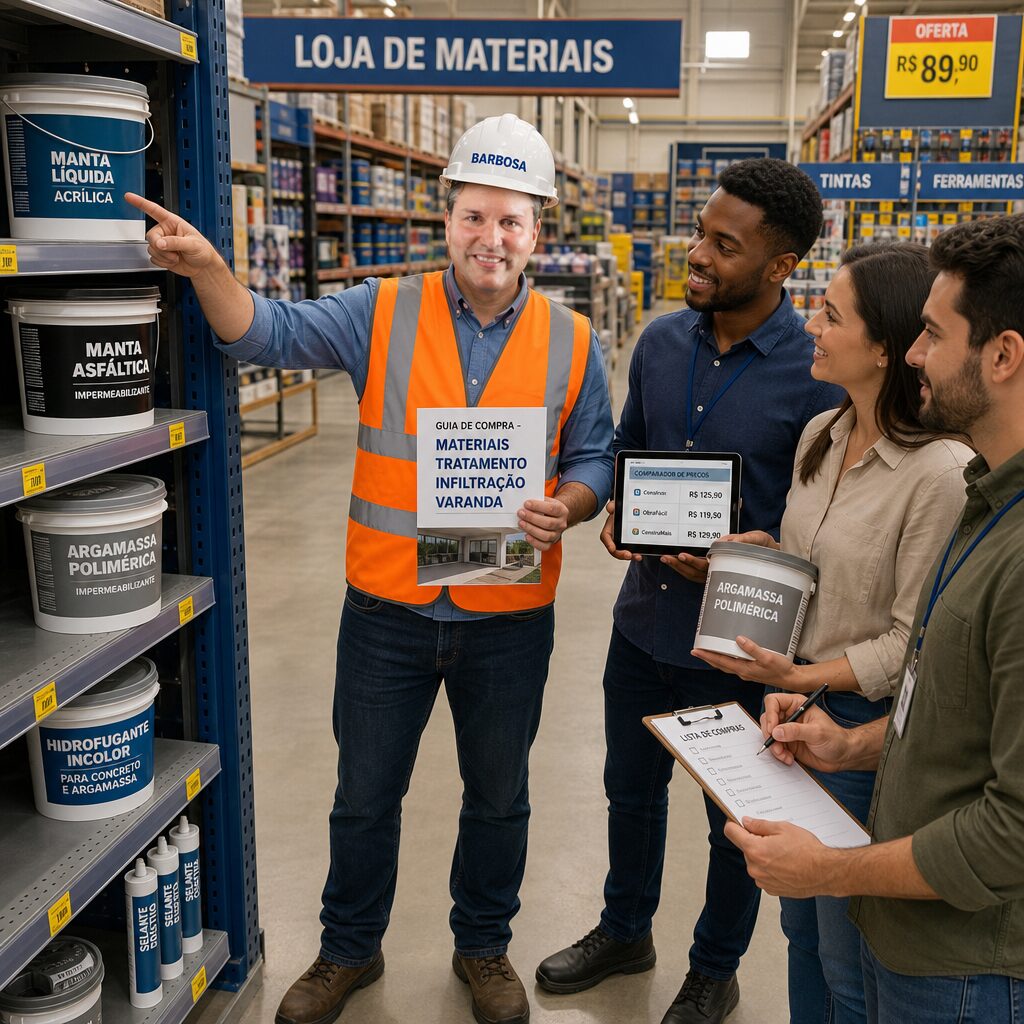 Materiais Para Tratamento Infiltração Varanda: Onde Comprar?