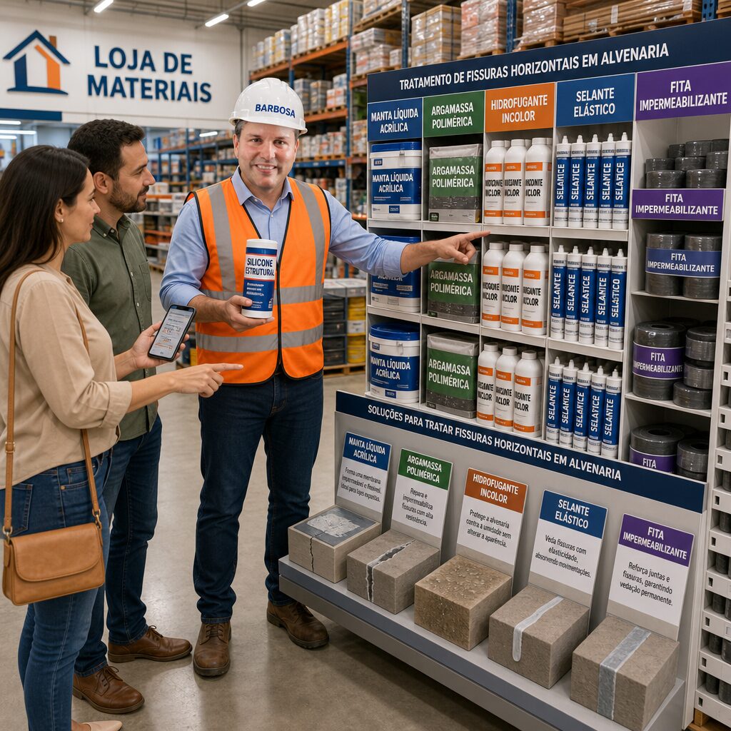 Produtos para Rachaduras Horizontais em Alvenaria