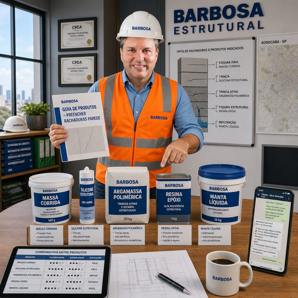 Produtos para Preencher Rachaduras em Parede