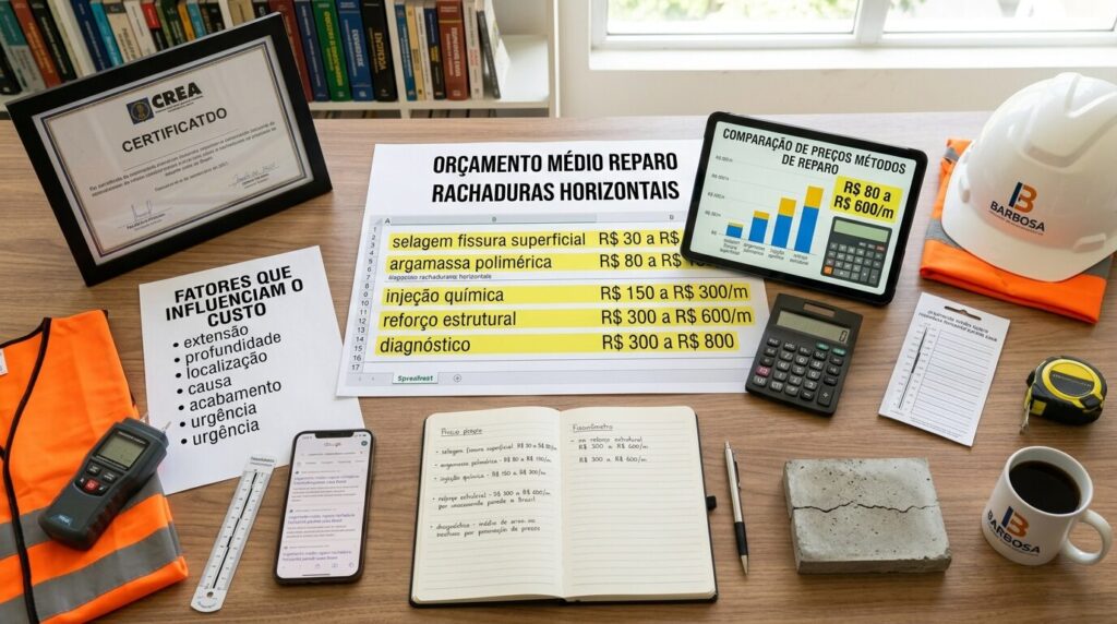 Reparo de Rachaduras: Qual é o Orçamento Médio?
