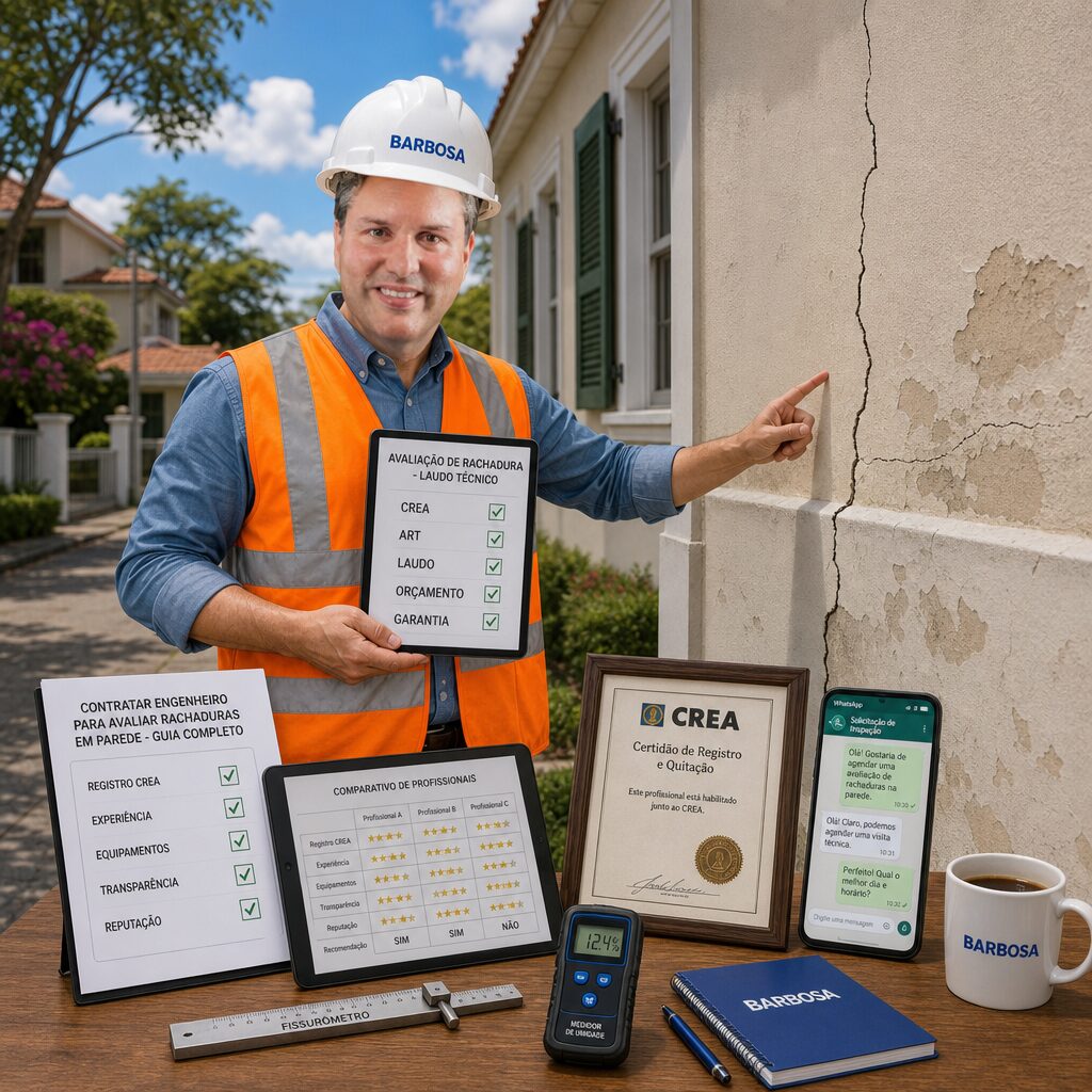 Engenheiro para Avaliar Rachadura em Parede: Como Contratar?