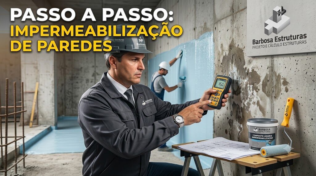 paredes com infiltração