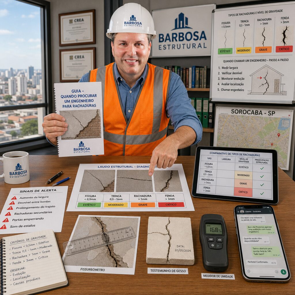 Engenheiro Para Rachaduras: Quando Precisa Procurar?