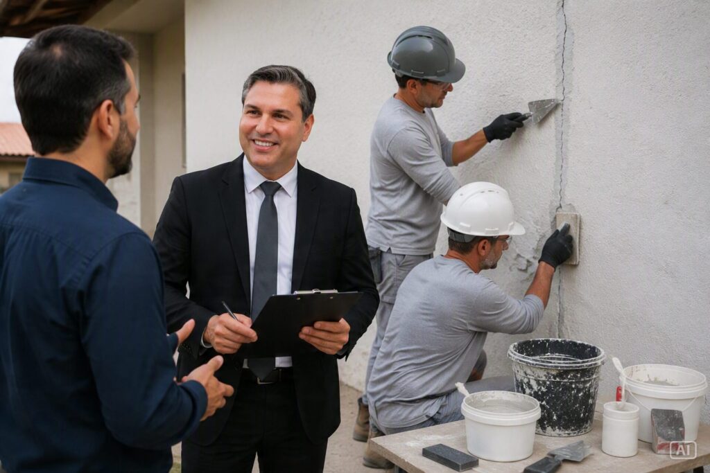 Produtos para reparar rachaduras verticais em paredes