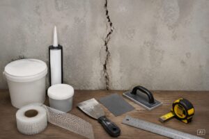 Material Para Conserto de Rachaduras Verticais
