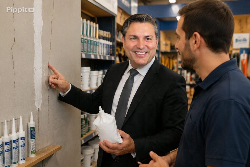 Massa acrílica para fissuras verticais: onde comprar?
