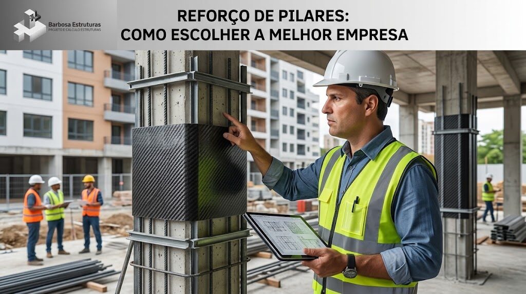 reforço de pilares