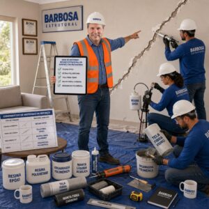 Materiais de Reforço Estrutural em Paredes com Rachaduras