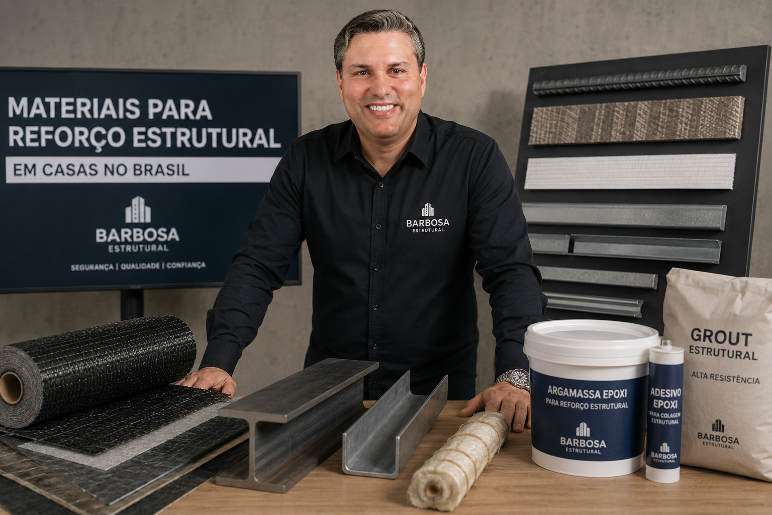 Materiais para reforço estrutural em casas no Brasil