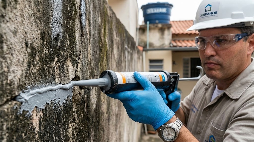 Materiais para Vedar Rachaduras em Paredes Úmidas