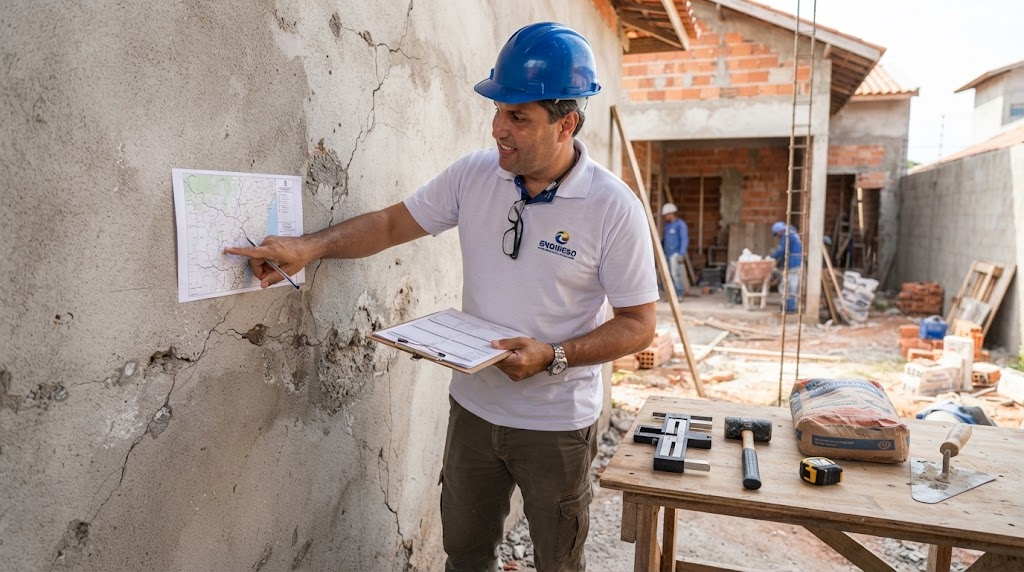 Argamassa para Reparo Estrutural em Paredes de Concreto