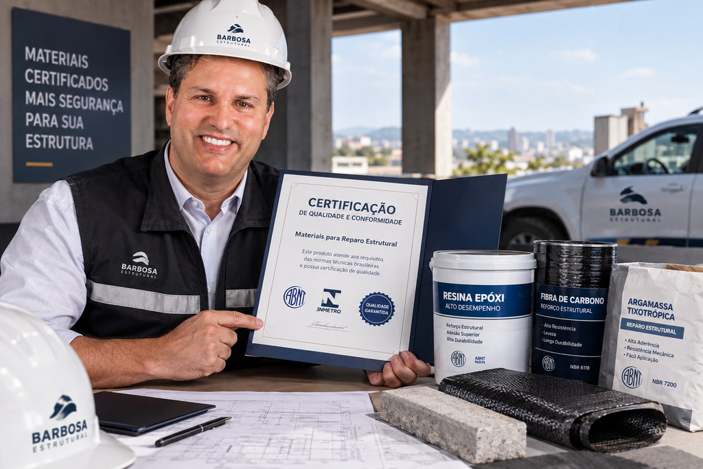 Certificações em Materiais Para Reparo Estrutural