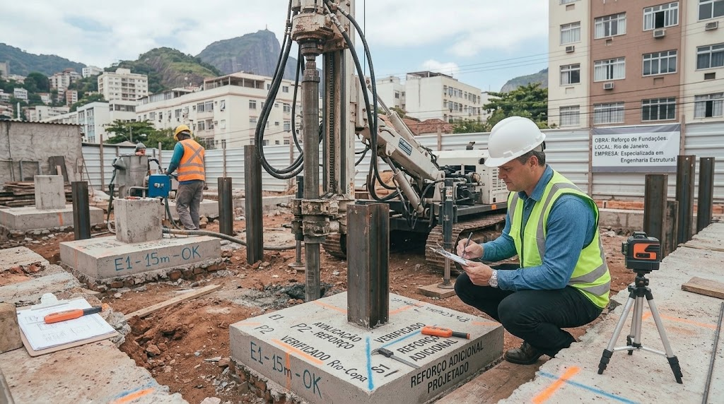 reforço de fundações