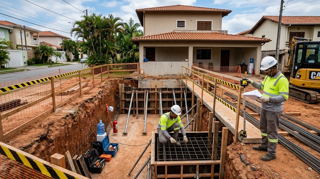 reforço de fundações
