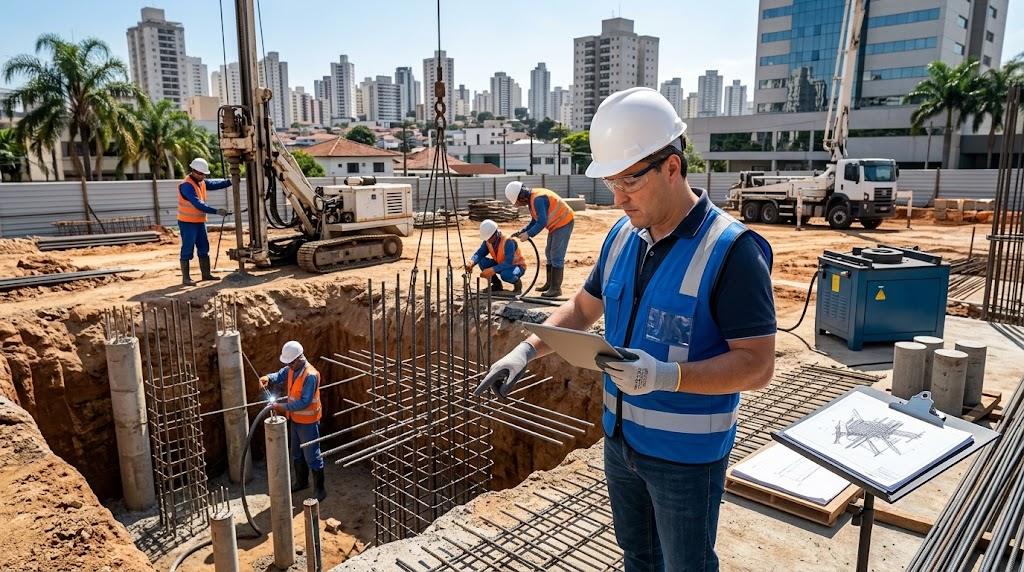 reforço de fundação