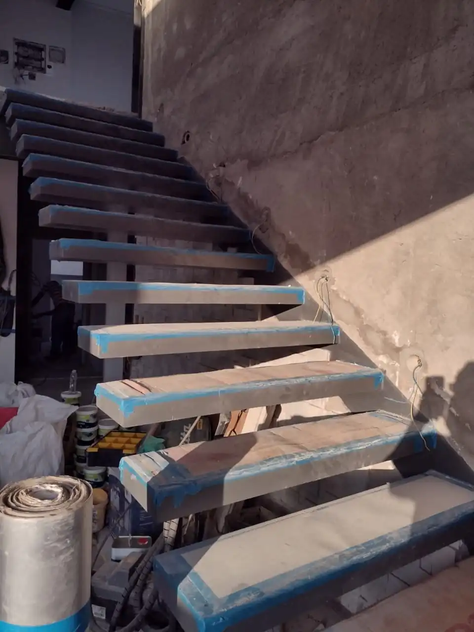 escada de aço residencial