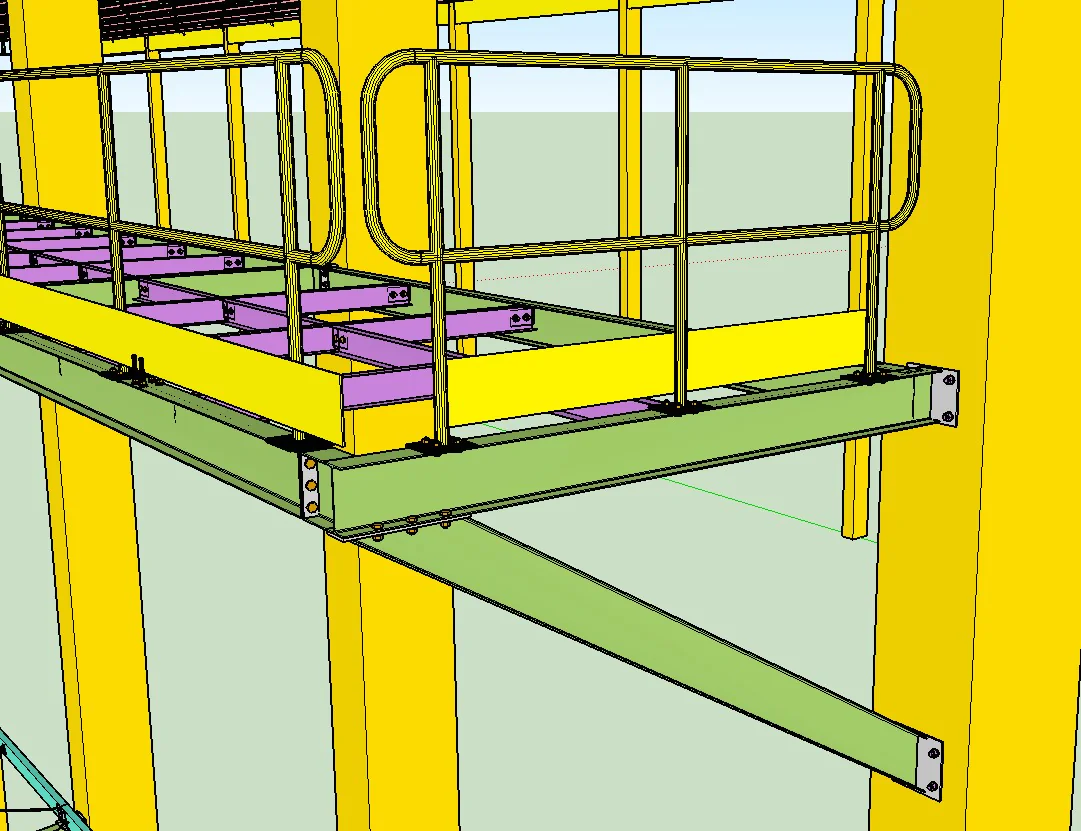 projeto estrutural metálico da JBS